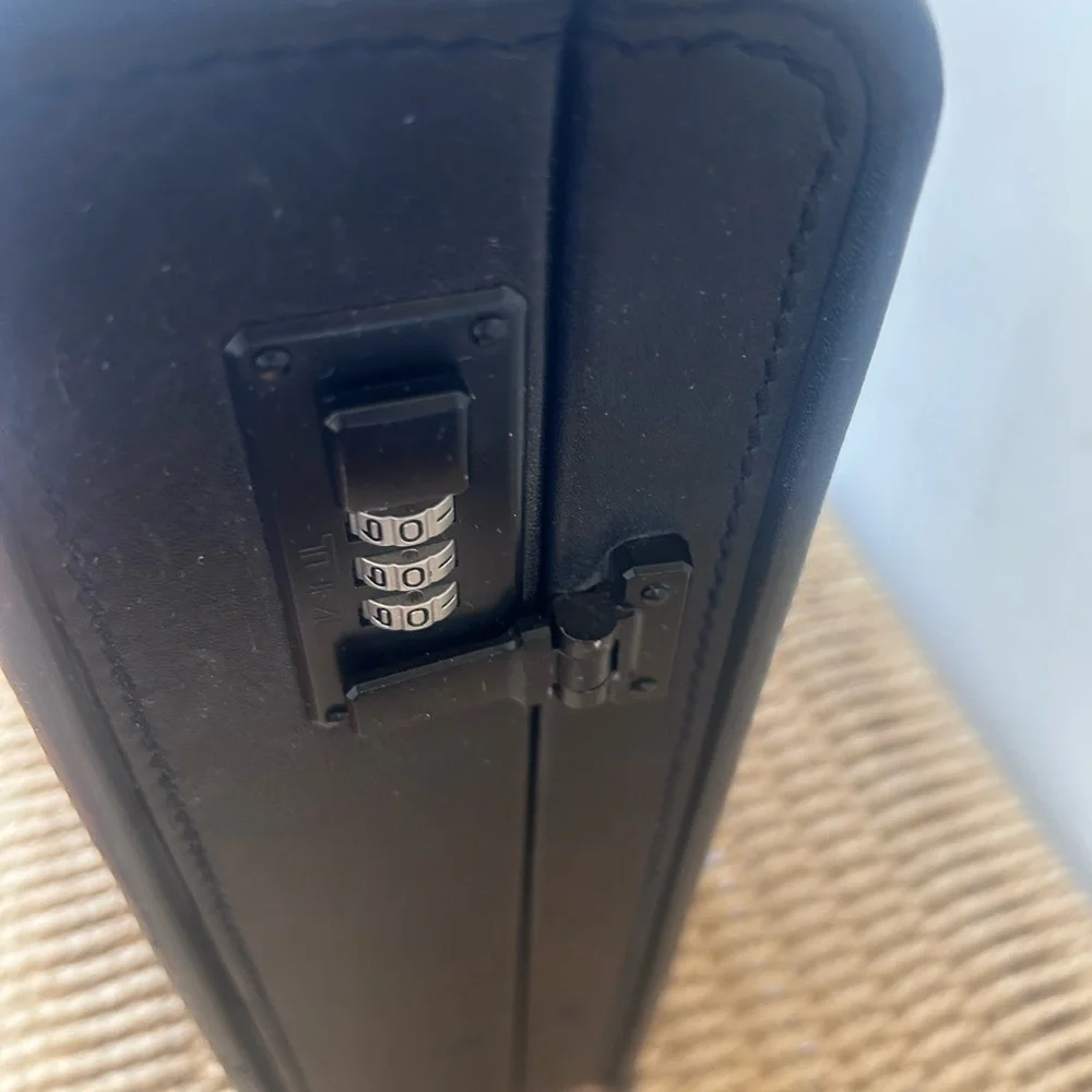 Tumi Black Hard Shell Briefcase
